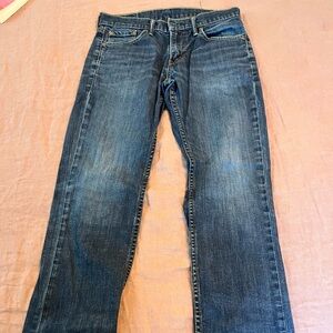 Levi's Men's Straight Jeans in Dark Blue